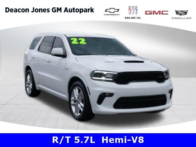 2022 Dodge Durango R/T in White — front three-quarter view