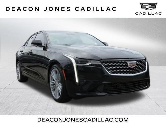 2024 Cadillac CT4 Premium Luxury in Black Raven — front three-quarter view