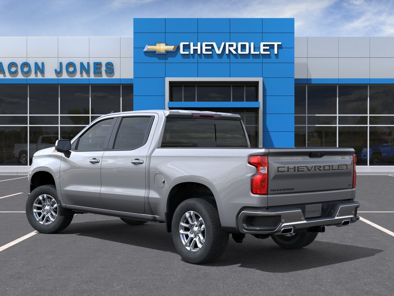 2026 Chevrolet Silverado 1500 — rear three-quarter view