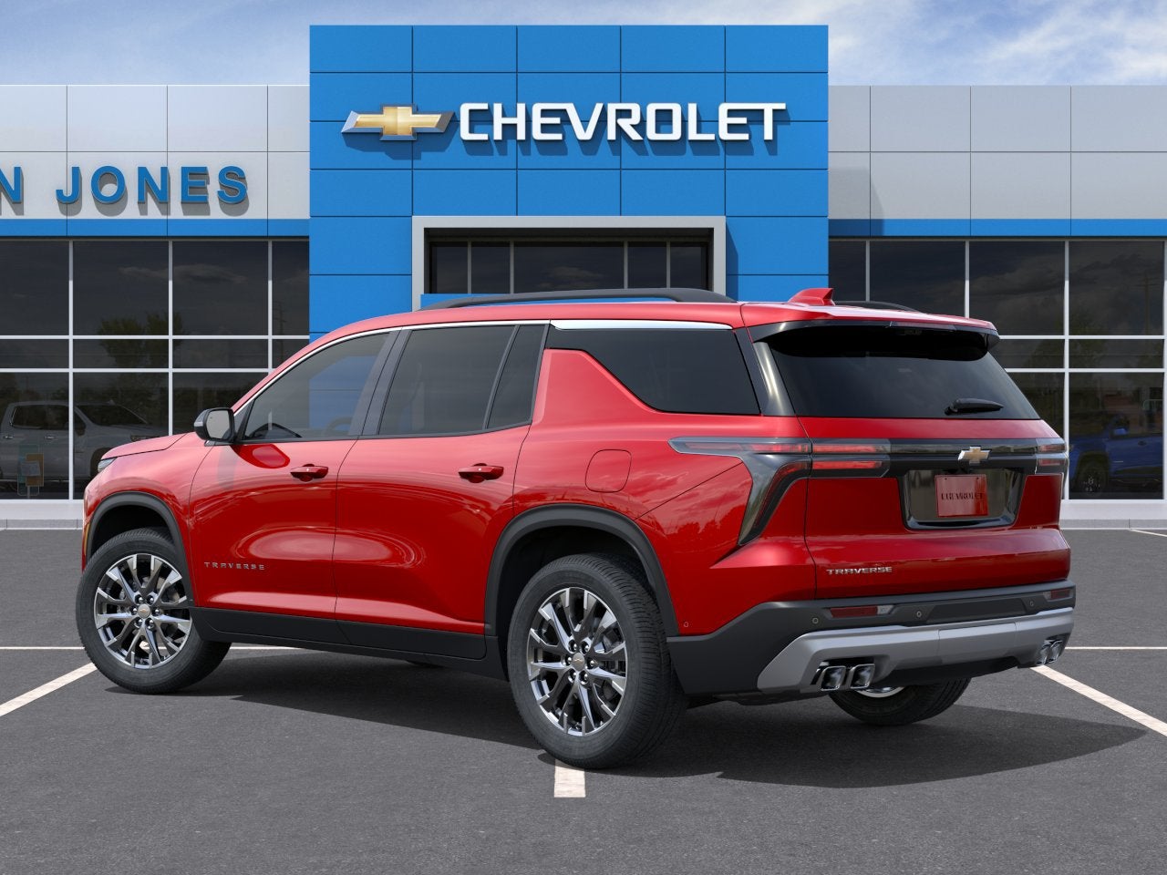 2026 Chevrolet Traverse — rear three-quarter view