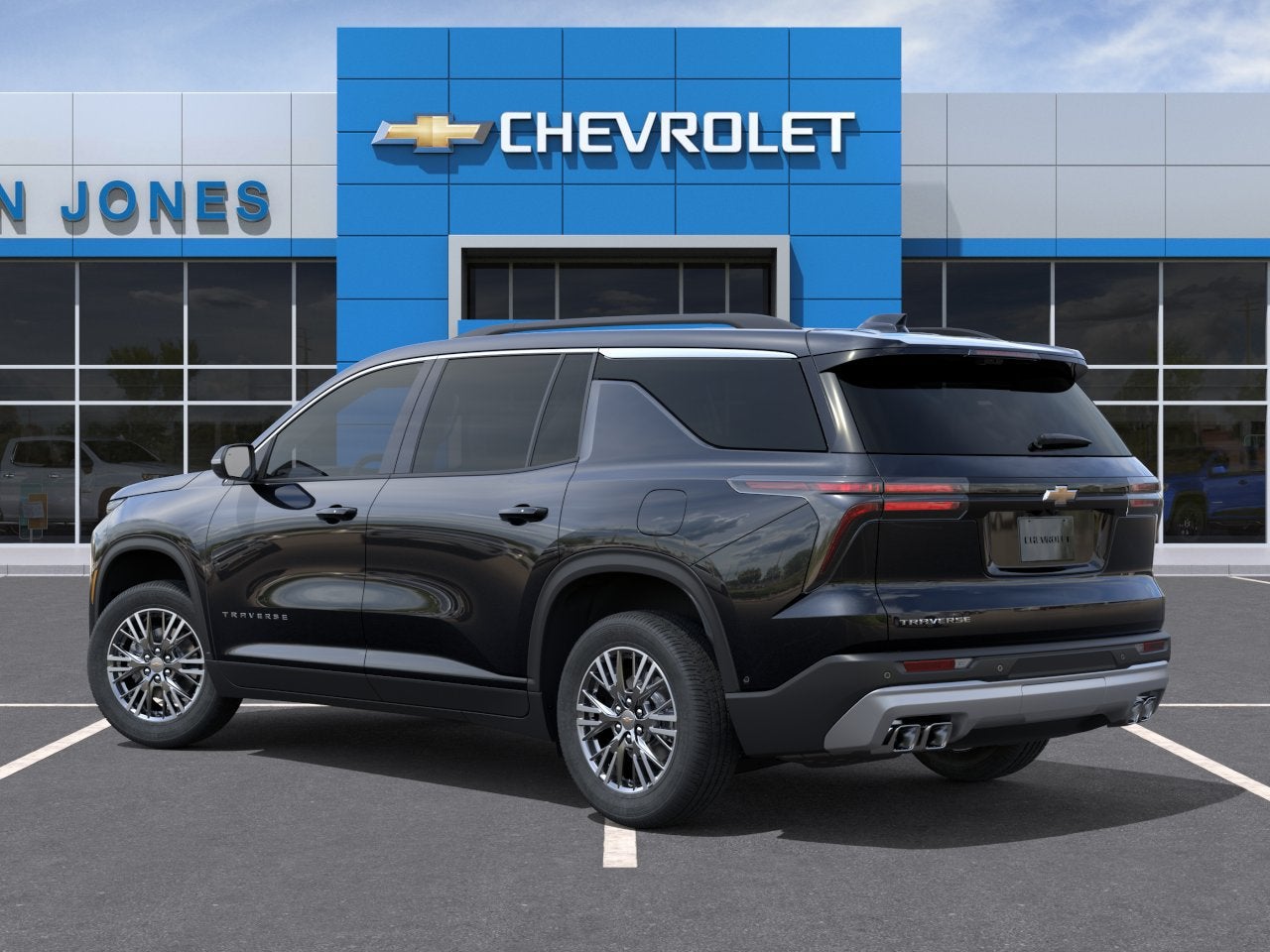 2026 Chevrolet Traverse — rear three-quarter view