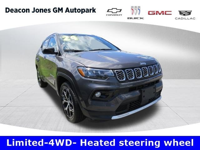 2024 Jeep Compass Limited 4x4 in Gray — front three-quarter view