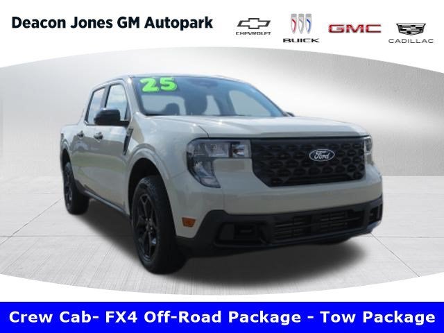 2025 Ford Maverick XLT in Beige — front three-quarter view