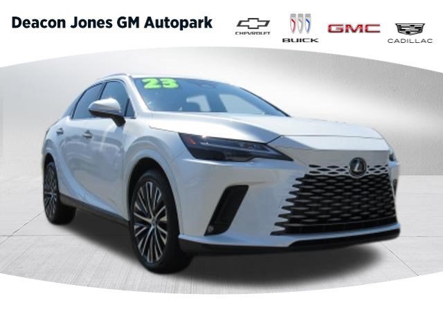 2023 Lexus RX 350 Premium Plus in White — front three-quarter view