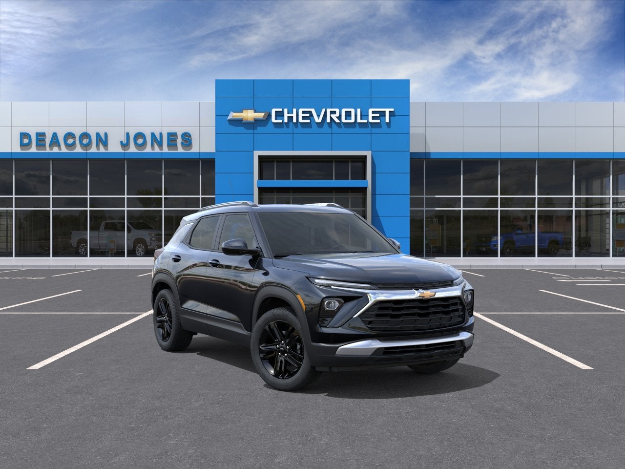 2026 Chevrolet Trailblazer LT in Mosaic Black Metallic — front three-quarter view